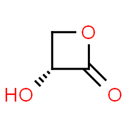 ChemSpider 2D Image | (3R)-3-Hydroxy-2-oxetanone | C3H4O3