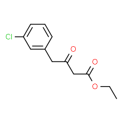 ChemSpider 2D Image | Ethyl 4-(3-chlorophenyl)-3-oxobutanoate | C12H13ClO3
