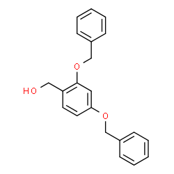 ChemSpider 2D Image | 2,4-Dibenzyloxybenzyl Alcohol | C21H20O3