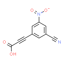 ChemSpider 2D Image | 3-(3-Cyano-5-nitrophenyl)-2-propynoic acid | C10H4N2O4