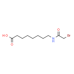 ChemSpider 2D Image | 8-[(Bromoacetyl)amino]octanoic acid | C10H18BrNO3