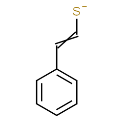 ChemSpider 2D Image | 2-Phenylethenethiolate | C8H7S