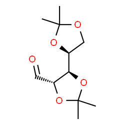 ChemSpider 2D Image | (4R,4'S,5S)-2,2,2',2'-Tetramethyl-4,4'-bi-1,3-dioxolane-5-carbaldehyde | C11H18O5