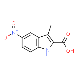 ChemSpider 2D Image | 3-Methyl-5-nitro-1H-indole-2-carboxylic acid | C10H8N2O4