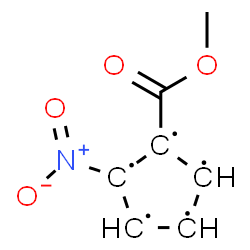 ChemSpider 2D Image | 1-(Methoxycarbonyl)-2-nitro-1,2,3,4,5-cyclopentanepentayl | C7H6NO4