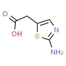 ChemSpider 2D Image | 2-Amino-5-thiazoleacetic acid | C5H6N2O2S