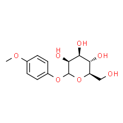 ChemSpider 2D Image | 4-Methoxyphenyl D-mannopyranoside | C13H18O7