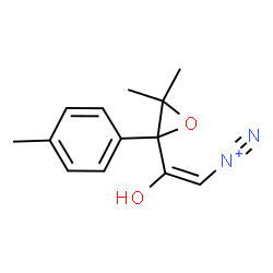ChemSpider 2D Image | (E)-2-[3,3-Dimethyl-2-(4-methylphenyl)-2-oxiranyl]-2-hydroxyethenediazonium | C13H15N2O2