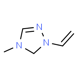 ChemSpider 2D Image | 4-Methyl-1-vinyl-4,5-dihydro-1H-1,2,4-triazole | C5H9N3