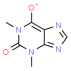 ChemSpider 2D Image | 1,3-Dimethyl-2-oxo-2,3-dihydro-1H-purin-6-olate | C7H7N4O2