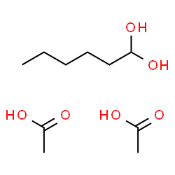 ChemSpider 2D Image | 1,1-Hexanediol - acetic acid (1:2) | C10H22O6