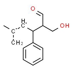 ChemSpider 2D Image | 5-Formyl-6-hydroxy-2-methyl-4-phenyl-1,2,3-hexanetriyl | C14H17O2