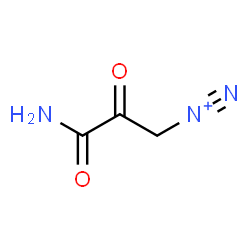 ChemSpider 2D Image | 3-Amino-2,3-dioxo-1-propanediazonium | C3H4N3O2