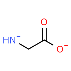 ChemSpider 2D Image | Azanidylacetate | C2H3NO2