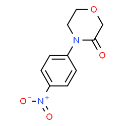 ChemSpider 2D Image | 4-(4-Nitrophenyl)-3-morpholinone | C10H10N2O4