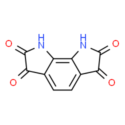 ChemSpider 2D Image | 1,8-Dihydropyrrolo[3,2-g]indole-2,3,6,7-tetrone | C10H4N2O4