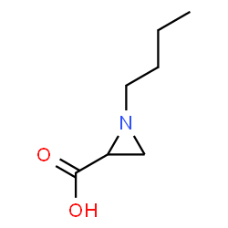 ChemSpider 2D Image | 1-Butyl-2-aziridinecarboxylic acid | C7H13NO2