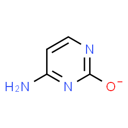 ChemSpider 2D Image | 4-Amino-2-pyrimidinolate | C4H4N3O