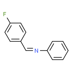 ChemSpider 2D Image | N-(4-fluorobenzylidene)aniline | C13H10FN