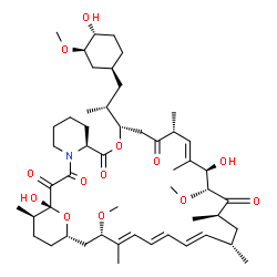 ChemSpider 2D Image | Sirolimus | C51H79NO13