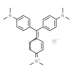 ChemSpider 2D Image | Methyl violet | C25H30ClN3