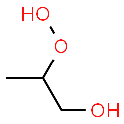ChemSpider 2D Image | 2-Hydroperoxy-1-propanol | C3H8O3