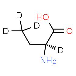 ChemSpider 2D Image | (2S)-2-Amino(2,4,4,4-~2~H_4_)butanoic acid | C4H5D4NO2