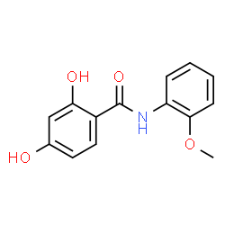 ChemSpider 2D Image | 2,4-Dihydroxy-2'-methoxybenzanilide | C14H13NO4
