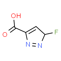 ChemSpider 2D Image | 3-Fluoro-3H-pyrazole-5-carboxylic acid | C4H3FN2O2
