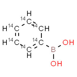 ChemSpider 2D Image | (~14~C_6_)Phenylboronic acid | 14C6H7BO2
