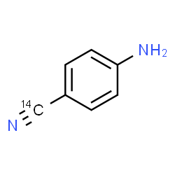 ChemSpider 2D Image | 4-Amino(cyano-~14~C)benzonitrile | C614CH6N2