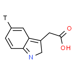 ChemSpider 2D Image | (5-~3~H)-2H-Indol-3-ylacetic acid | C10H8TNO2