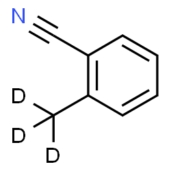 ChemSpider 2D Image | 2-(~2~H_3_)Methylbenzonitrile | C8H4D3N