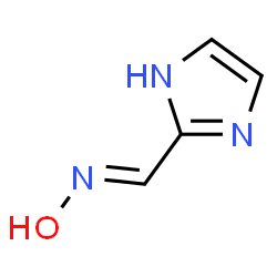 ChemSpider 2D Image | (2E)-1,3-dihydroimidazole-2-carbaldehyde oxime | C4H6N3O