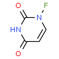 ChemSpider 2D Image | 1-Fluoro-2,4(1H,3H)-pyrimidinedione | C4H3FN2O2