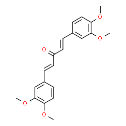 ChemSpider 2D Image | 1,5-Bis(3,4-dimethoxyphenyl)penta-1,4-dien-3-one | C21H22O5