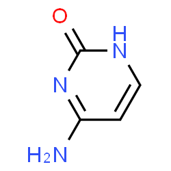 ChemSpider 2D Image | 4-Amino-2(1H)-pyrimidinone | C4H4N3O