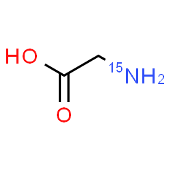 ChemSpider 2D Image | Glycine-15N | C2H515NO2