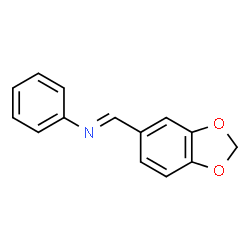 ChemSpider 2D Image | Piperonylidene Aniline | C14H11NO2