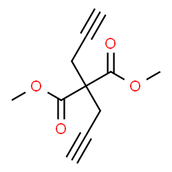 ChemSpider 2D Image | Dimethyl di-2-propyn-1-ylmalonate | C11H12O4
