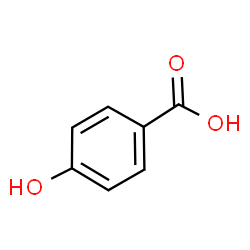 ChemSpider 2D Image | 4-Hydroxybenzoic acid | C7H6O3