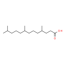 ChemSpider 2D Image | 4,8,12-Trimethyltridecanoic acid | C16H32O2