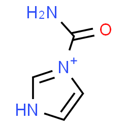 ChemSpider 2D Image | 1-Carbamoyl-1H-imidazol-1-ium | C4H6N3O