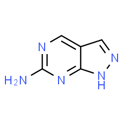 ChemSpider 2D Image | 1H-Pyrazolo[3,4-d]pyrimidin-6-amine | C5H5N5