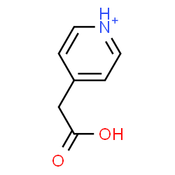 ChemSpider 2D Image | 4-(Carboxymethyl)pyridinium | C7H8NO2
