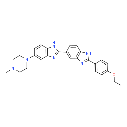 ChemSpider 2D Image | bisbenzimide | C27H28N6O