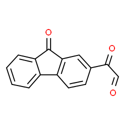 ChemSpider 2D Image | Oxo(9-oxo-9H-fluoren-2-yl)acetaldehyde | C15H8O3