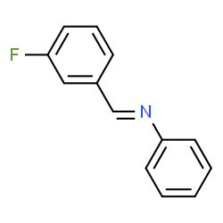 ChemSpider 2D Image | (E)-1-(3-Fluorophenyl)-N-phenylmethanimine | C13H10FN