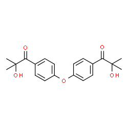 ChemSpider 2D Image | 1,1'-(Oxydi-4,1-phenylene)bis(2-hydroxy-2-methyl-1-propanone) | C20H22O5