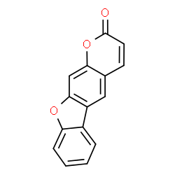 ChemSpider 2D Image | 2H-[1]Benzofuro[3,2-g]chromen-2-one | C15H8O3